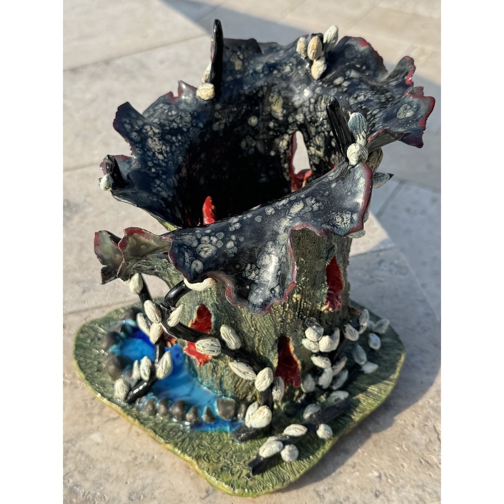 Hand Made DETAILED candle vase‎ Halloween - Picture 9 of 9